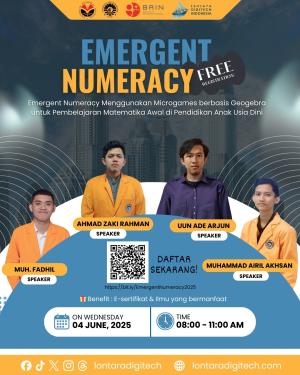 Emergent Numeracy Menggunakan Microgames berbasis Geogebra untuk Pembelajaran Matematika Awal di Pendidikan Anak Usia Dini